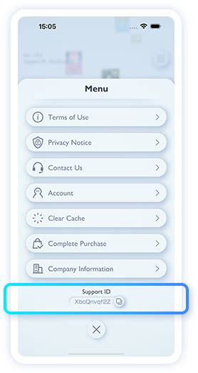 Locating your Support ID .
